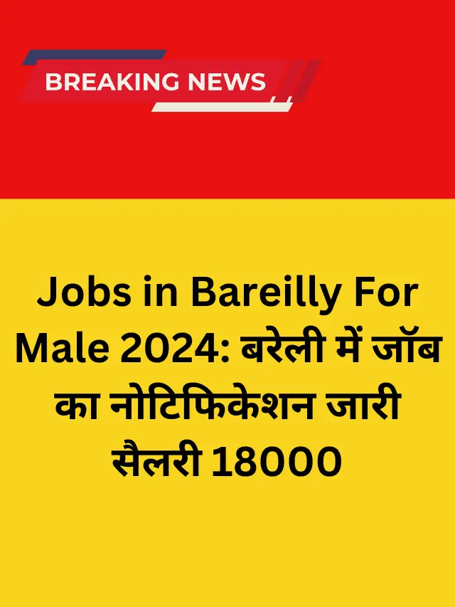 Jobs in Bareilly For Male 2024