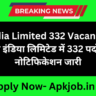 NLC India Limited 332 Vacancy 2024